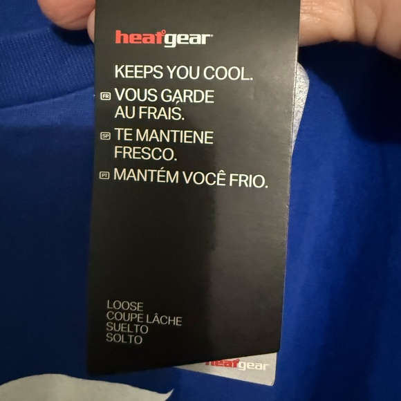 Under Armour Royal Blue ACC Logo Long Sleeve *NEW WITH TAGS* - Picture 7 of 7